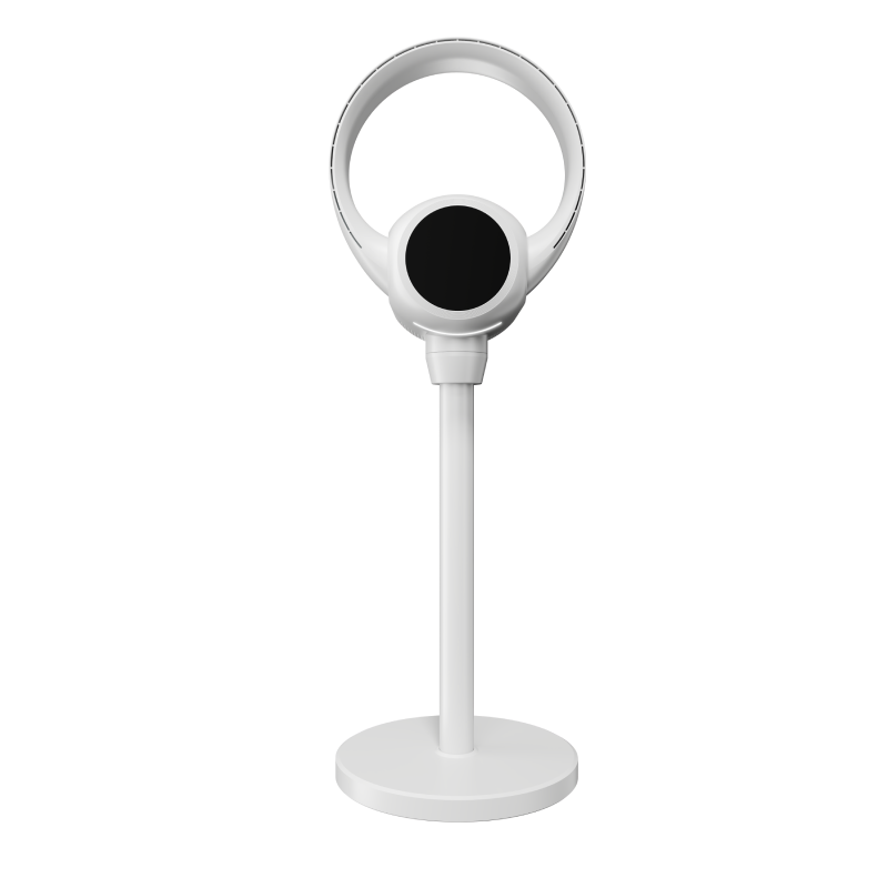2 in 1 Tabletop Floor Use standing bladeless cool tower fan with light