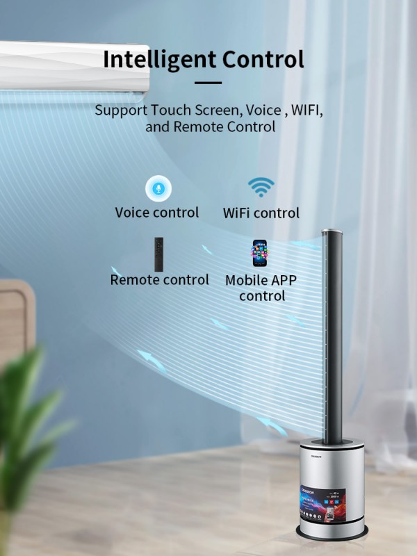 Hot and Cold Air Purifier Fan Electric Fan Heater for Room