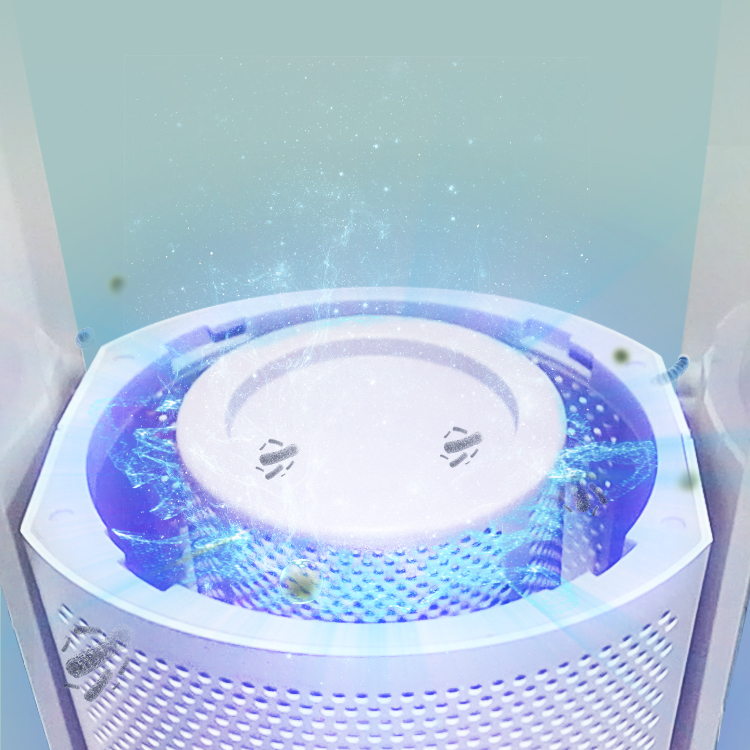 Air Humidifier and Purifier Fan Hepa Filter Air Purifier Bladeless Fan